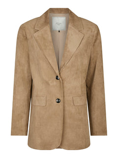 Namy Imitated Suede Blazer - Sand