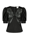 Ambrosi Lace Blouse - Black