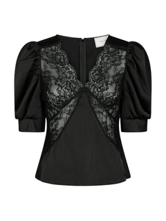 Ambrosi Lace Blouse - Black