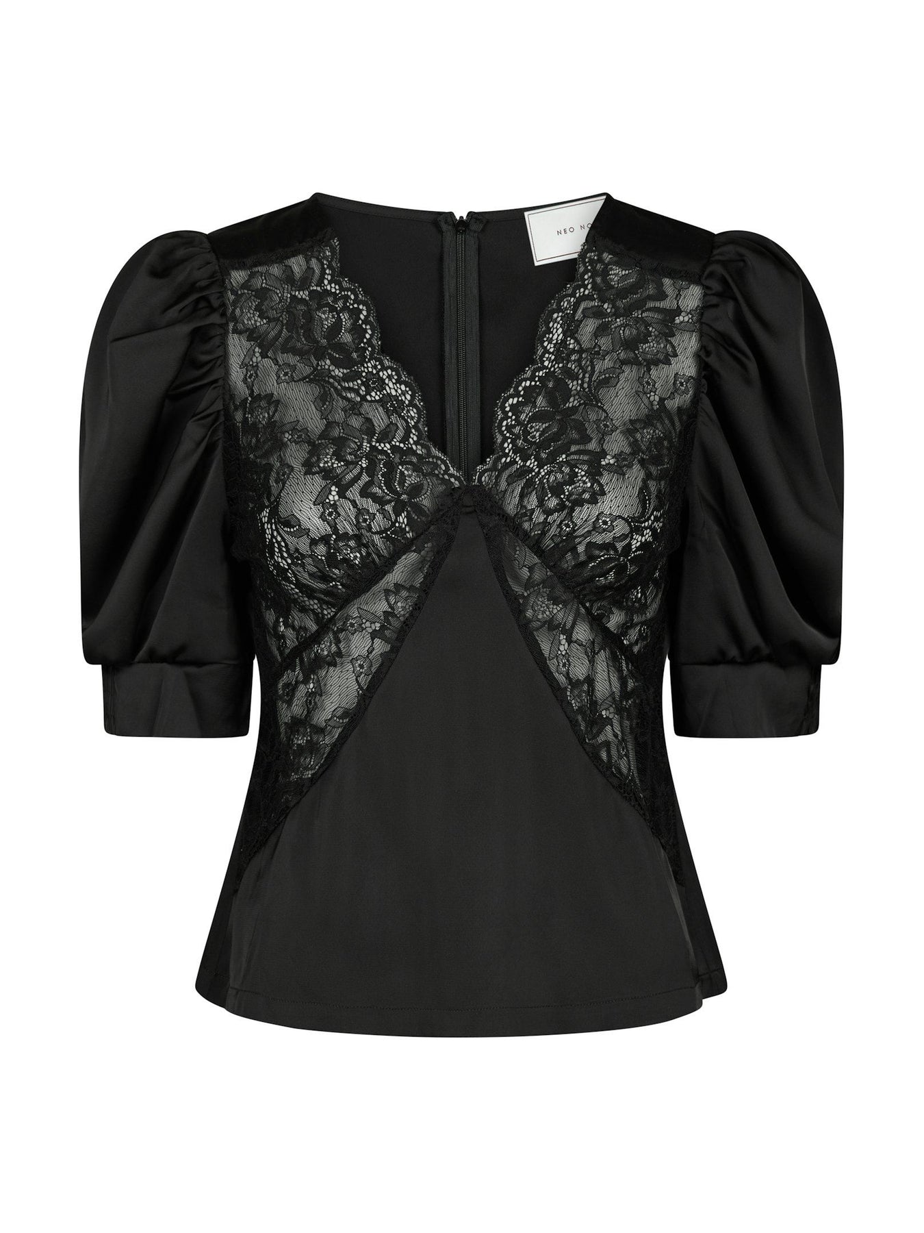 Ambrosi Lace Blouse - Black