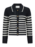 Effie Knit Cardigan - Marinblå