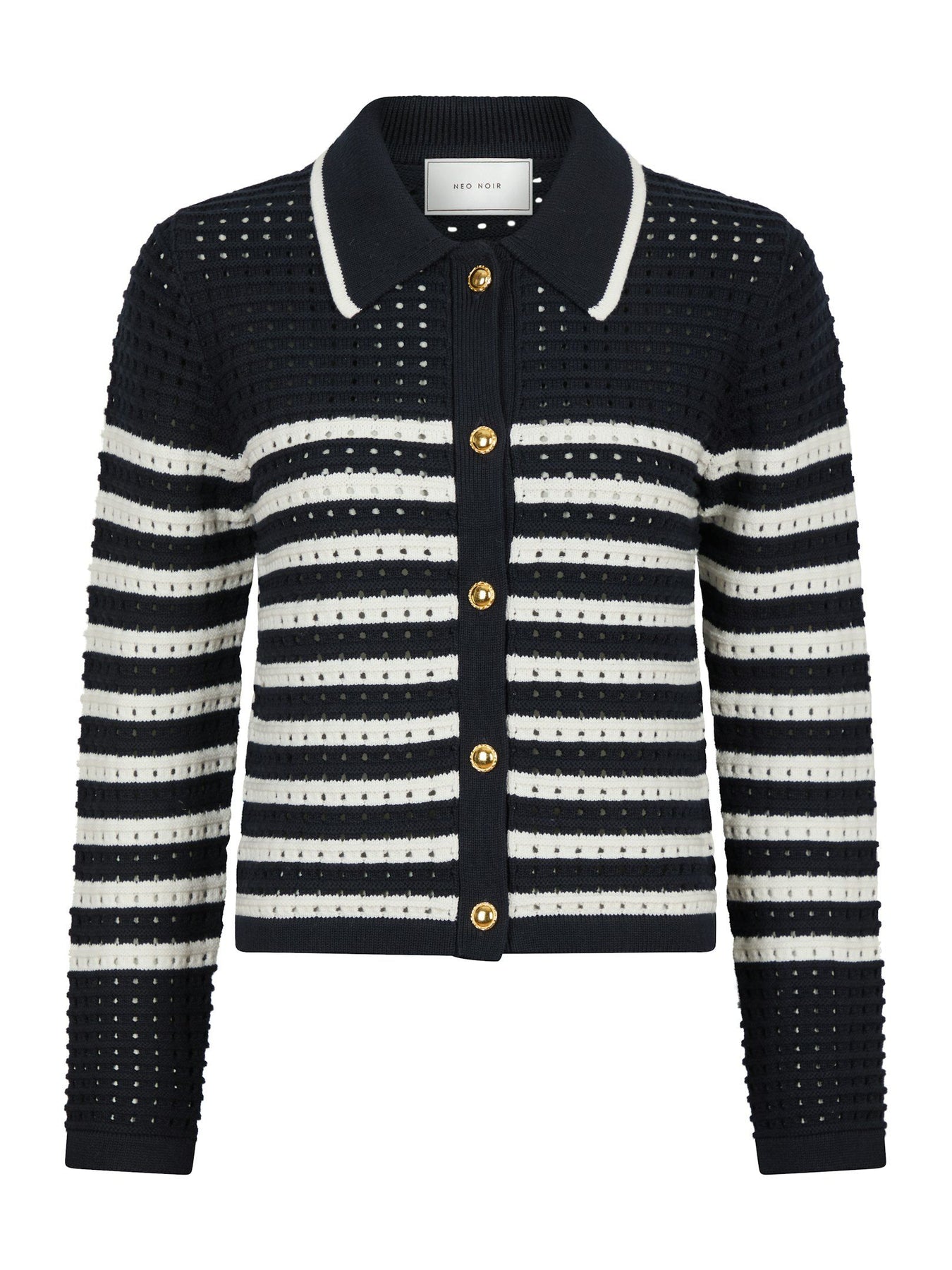 Effie Knit Cardigan - Marinblå