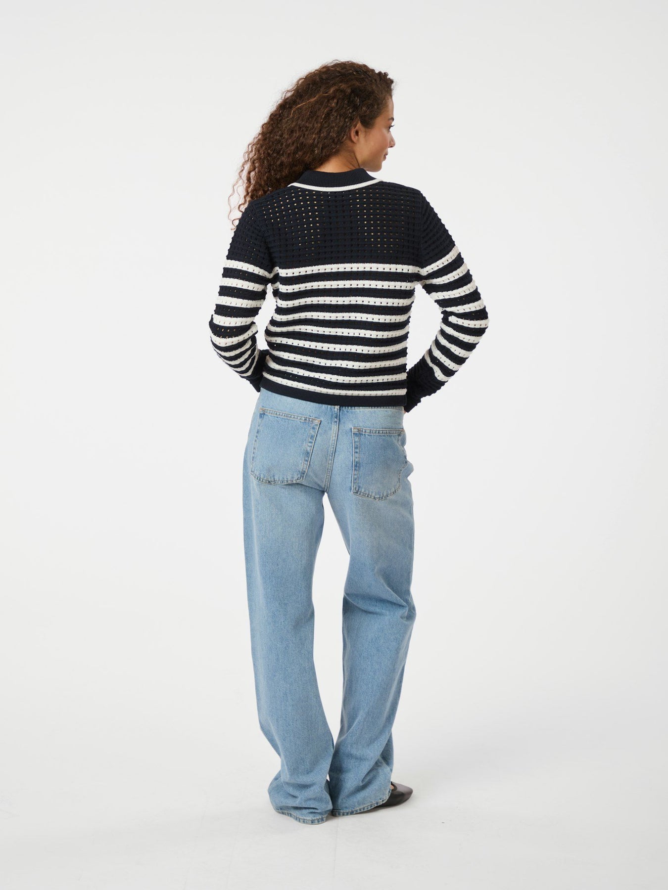 Effie Knit Cardigan - Marinblå