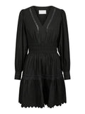Polaris C Poplin Dress - Svart