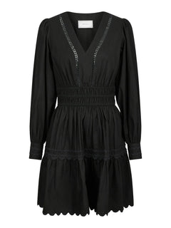 Polaris C Poplin Dress - Black
