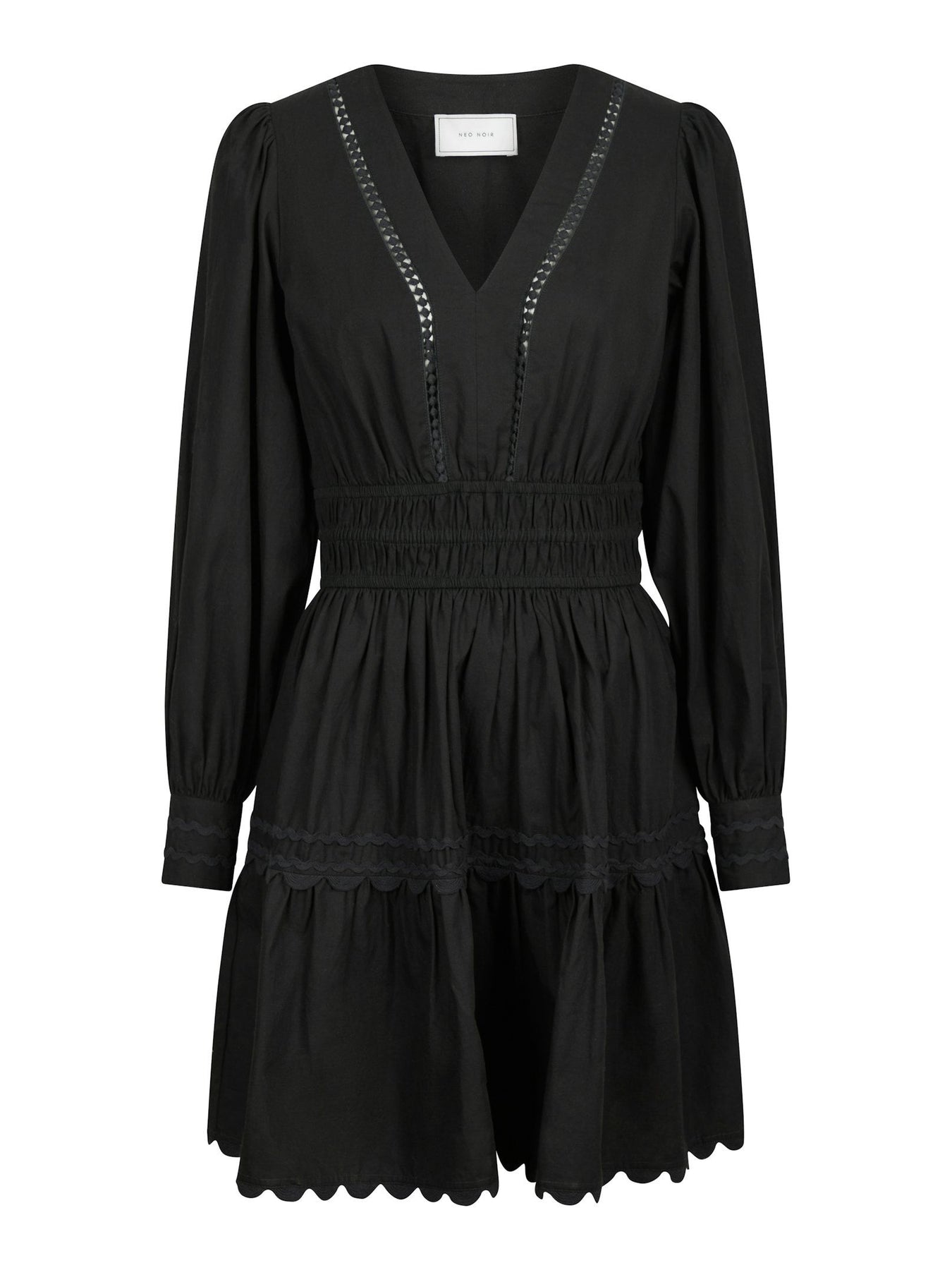 Polaris C Poplin Dress - Svart
