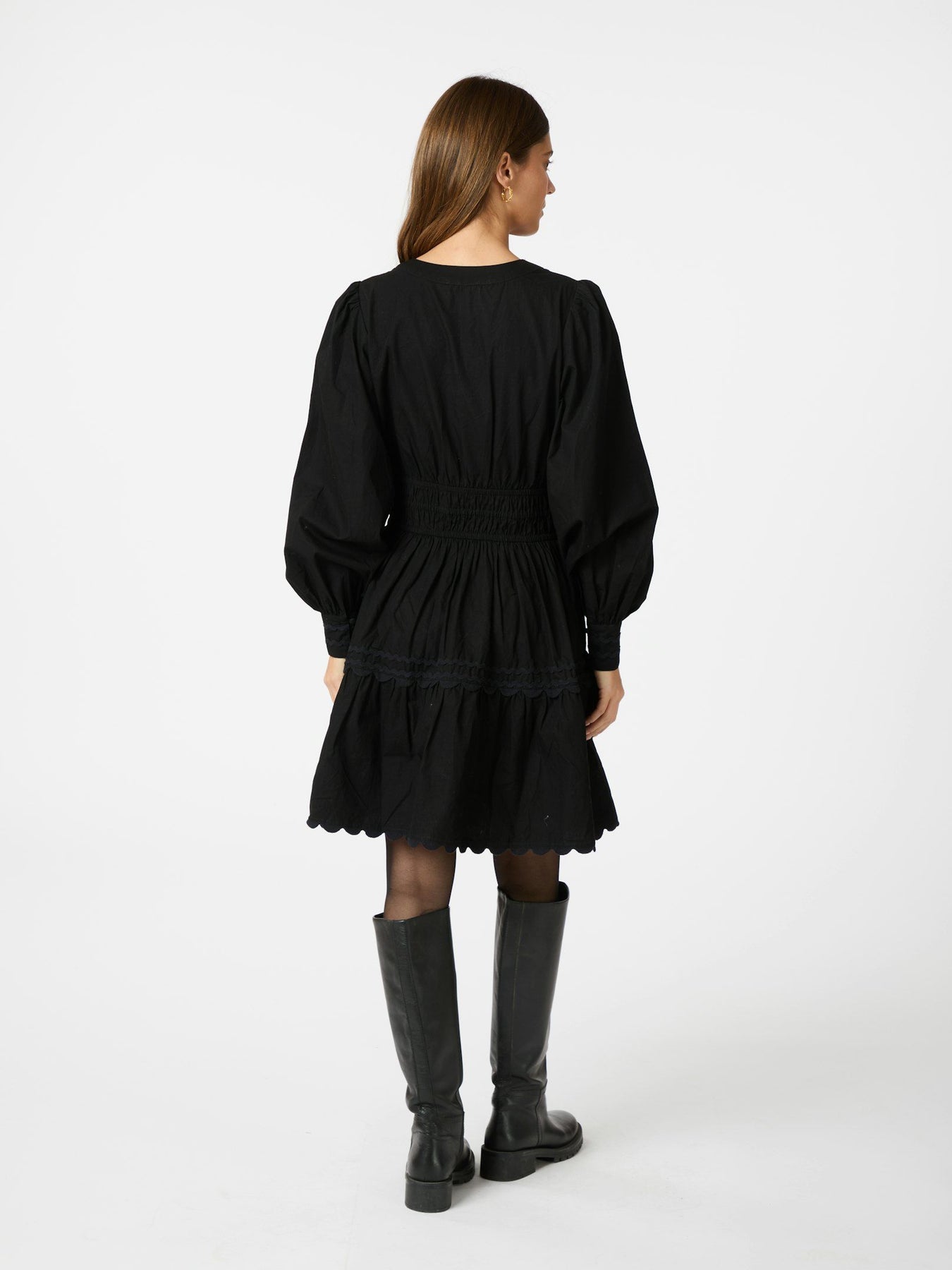 Polaris C Poplin Dress - Svart