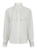 Bria Dobby Blus - Off White