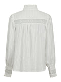 Bria Dobby Blus - Off White