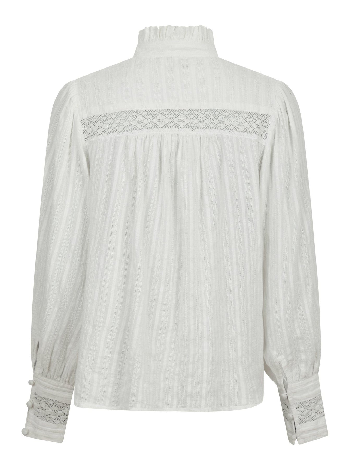 Bria Dobby Blus - Off White
