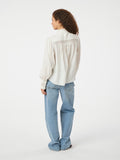 Bria Dobby Blus - Off White