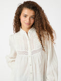 Bria Dobby Blus - Off White