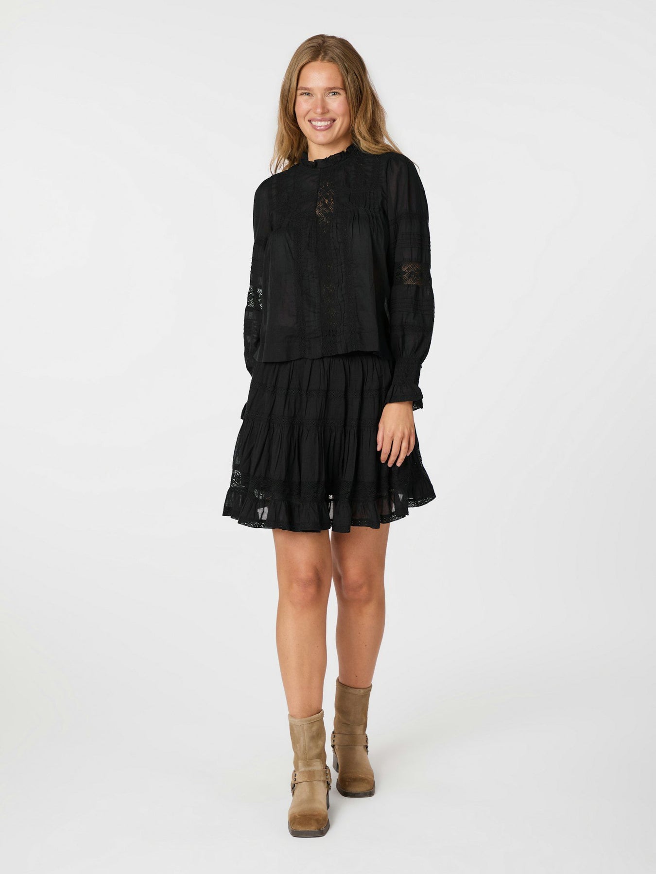 Callia S Voile Skirt - Svart