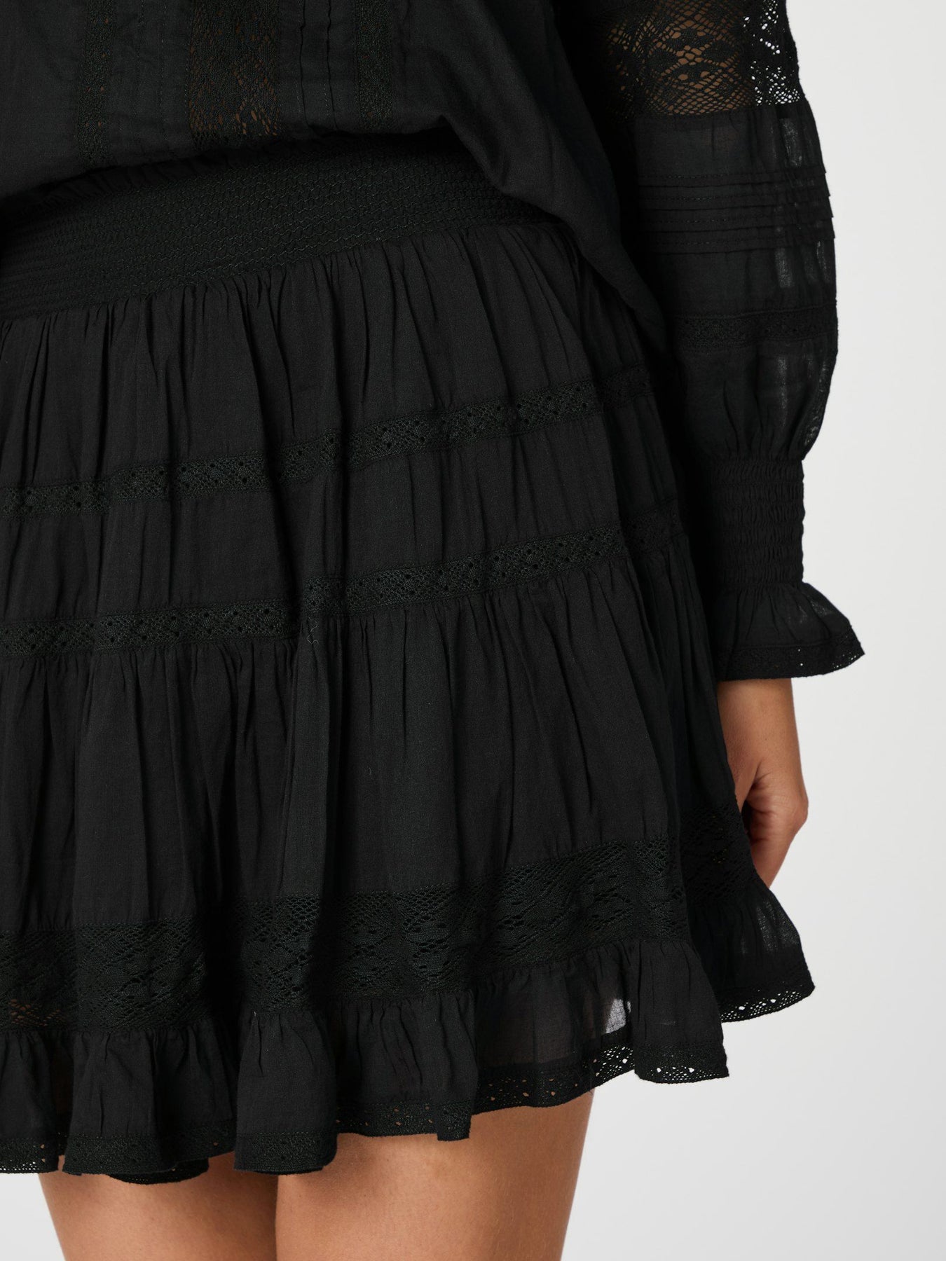 Callia S Voile Skirt - Svart