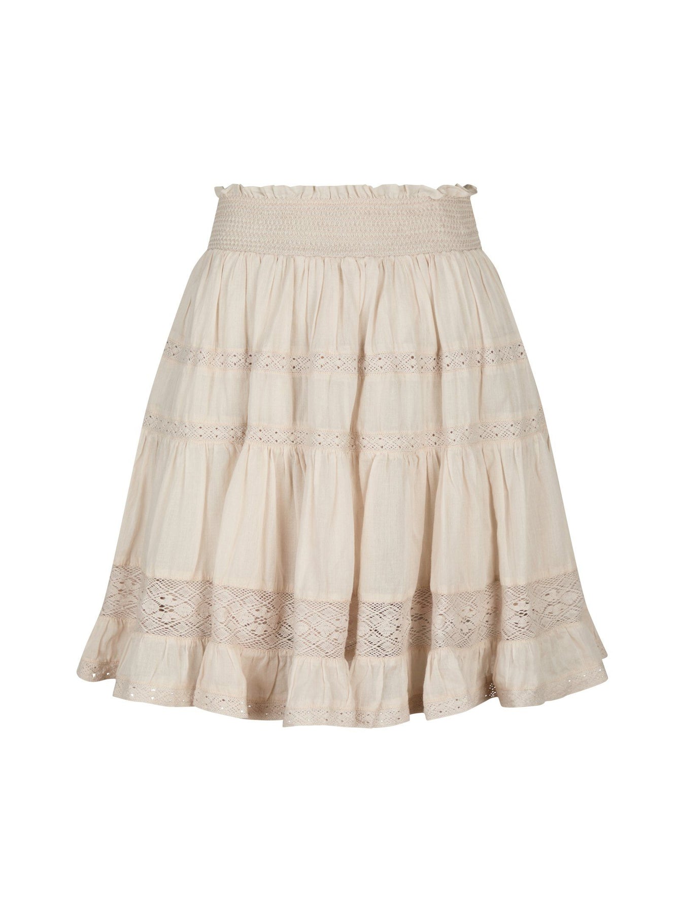 Callia S Voile Kjol - Ivory