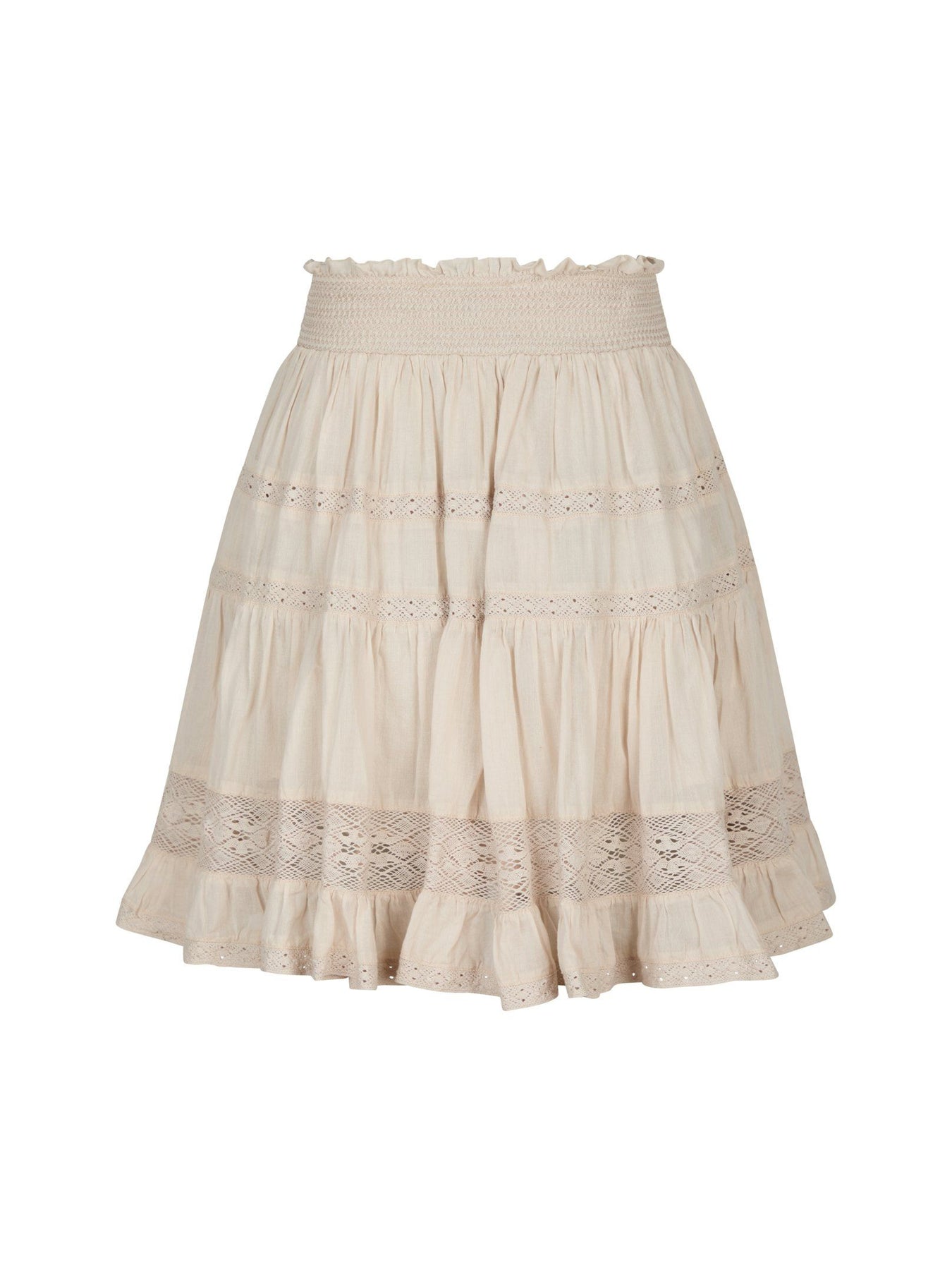 Callia S Voile Kjol - Ivory
