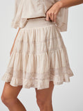 Callia S Voile Kjol - Ivory