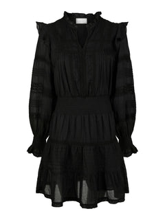 Aran S Voile Dress - Black