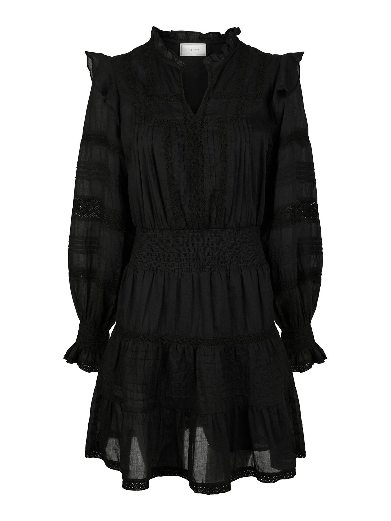 Aran S Voile Dress - Svart