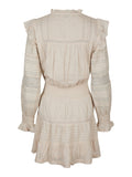 Aran S Voile Dress - Elfenbensvit