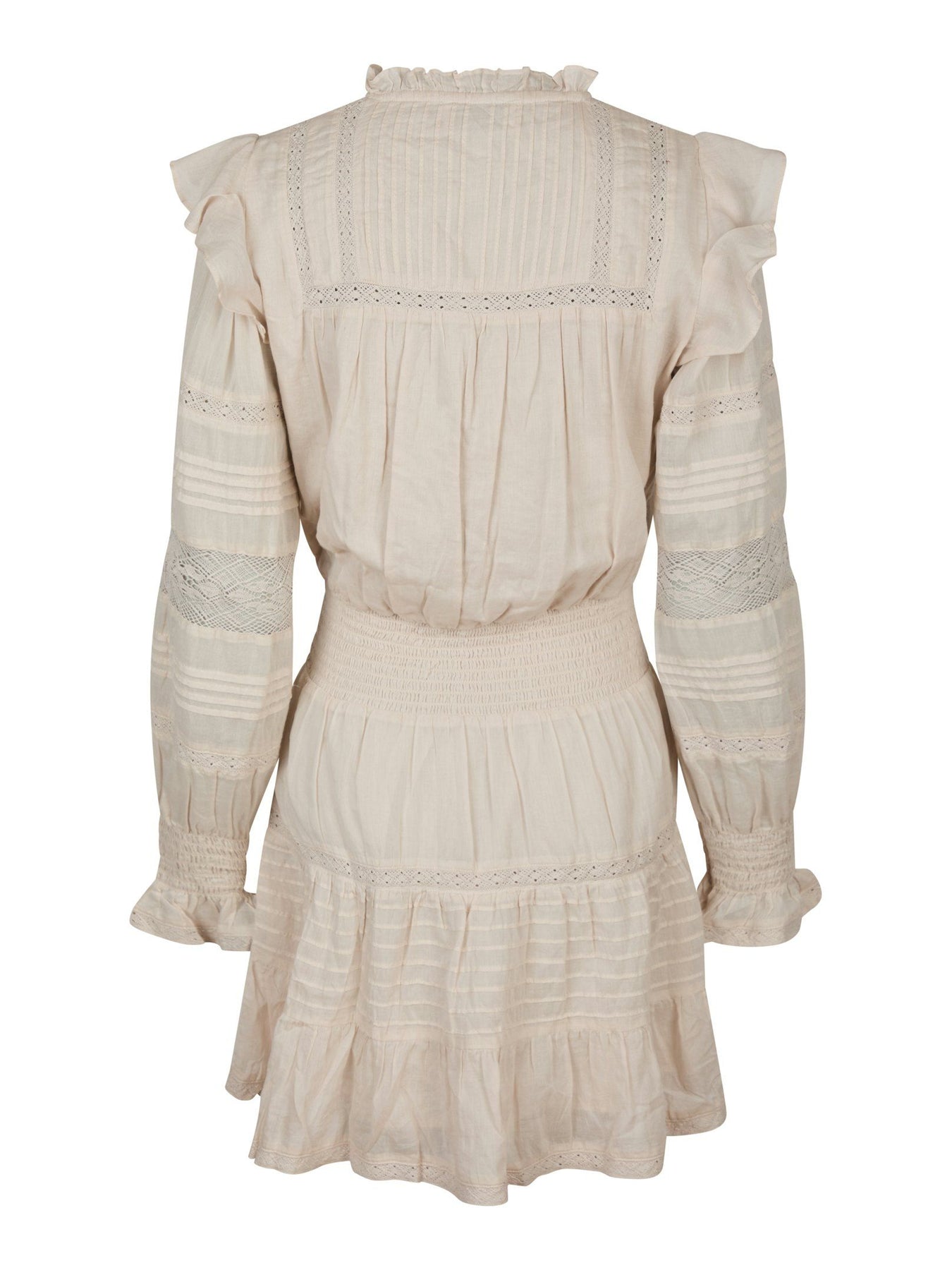 Aran S Voile Dress - Elfenbensvit