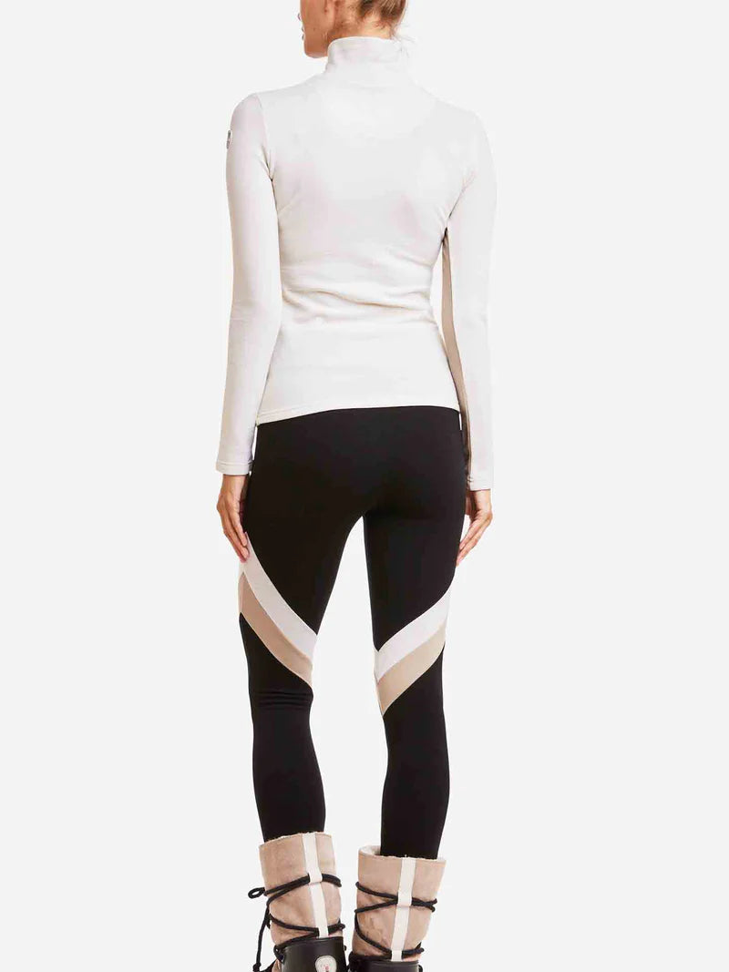 Voss Colblock Leggings Dam - Svart