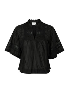 Siama S Voile Blouse - Black