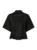 Siama S Voile Blus - Svart