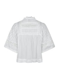 Siama S Voile Blouse - Vit