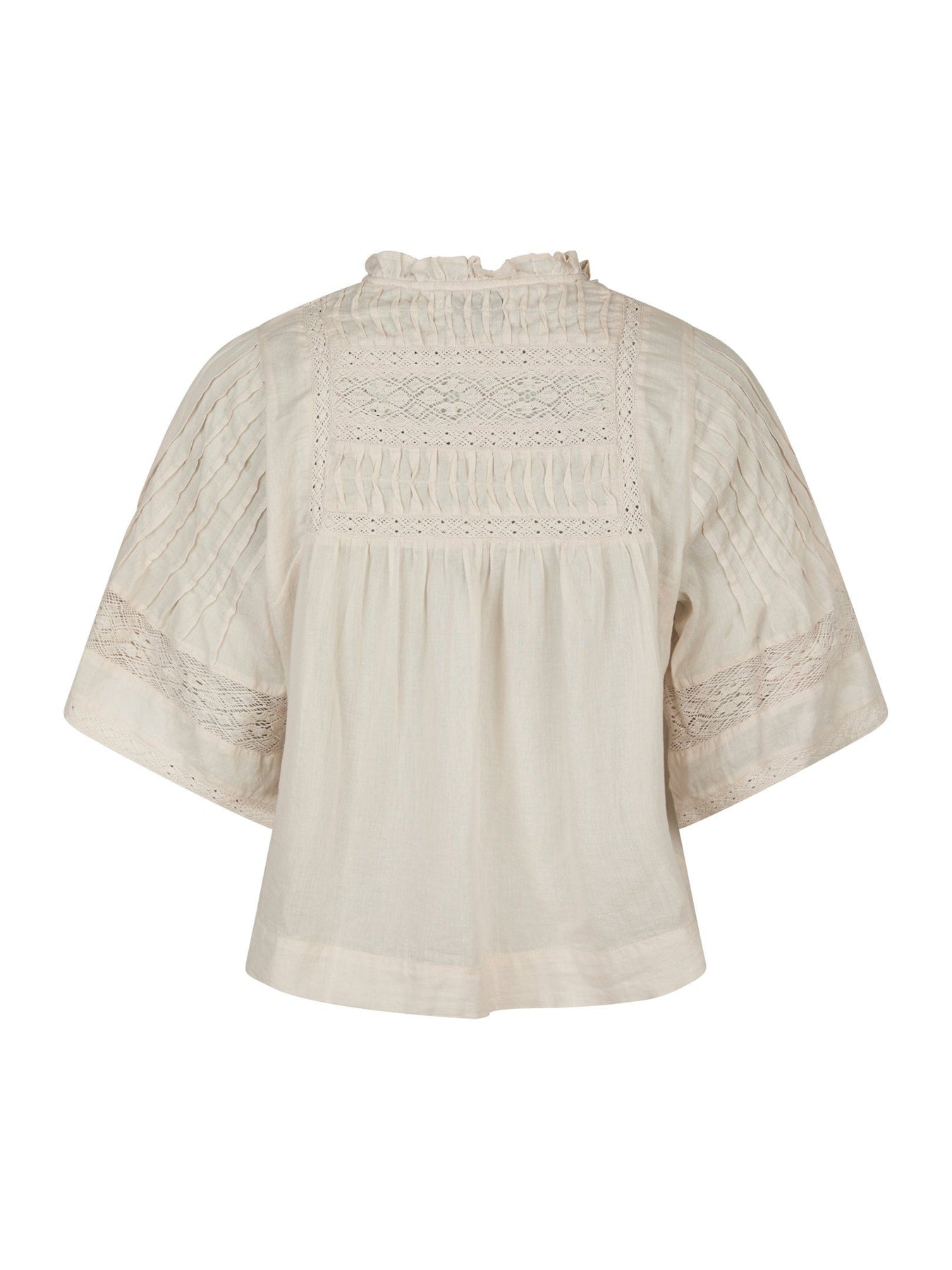 Neo Noir Siama S Voile Blus - Ivory