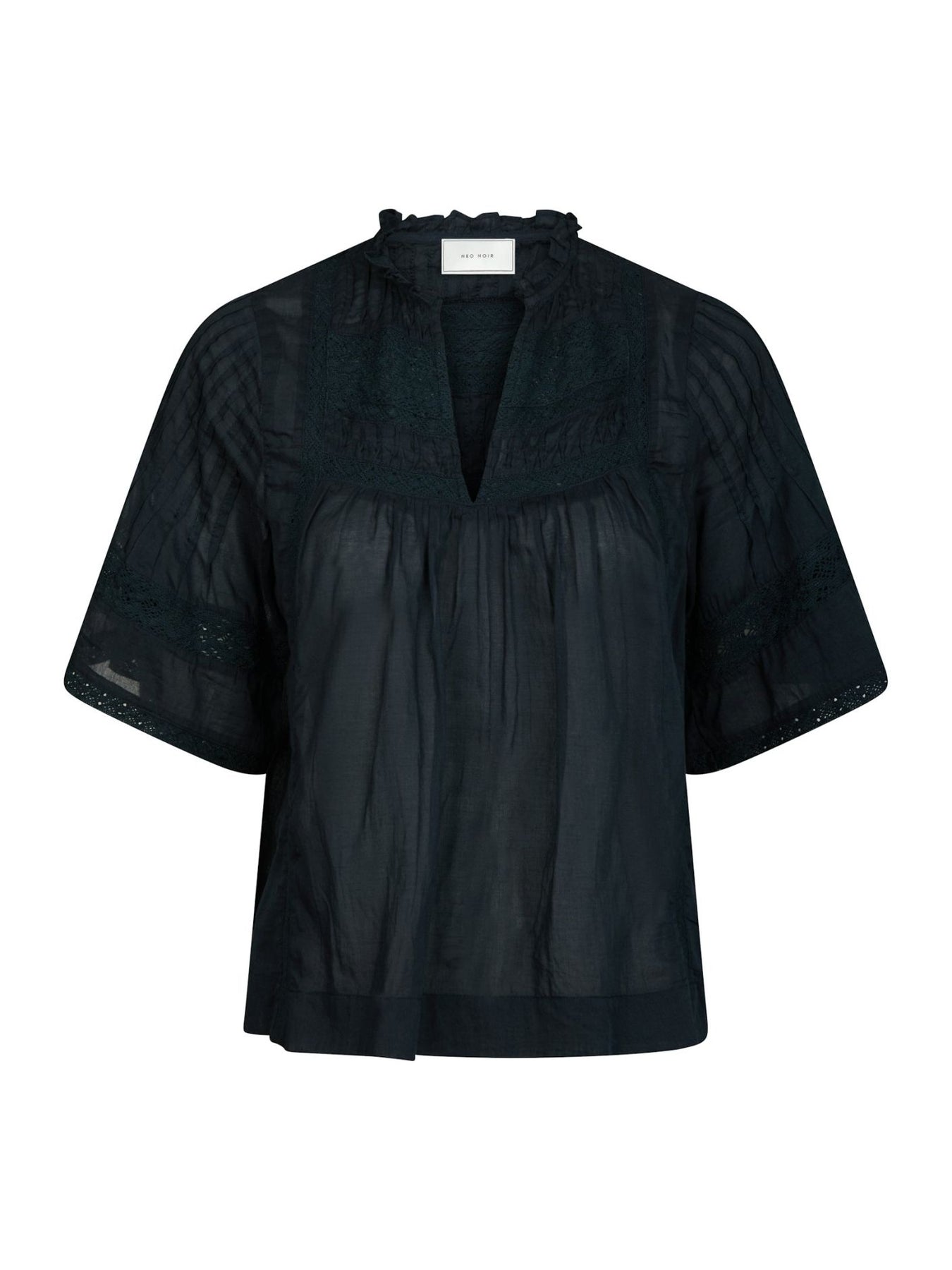 Siama S Voile Blouse - Navy