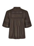 Siama S Voile Blouse - Dark Brown