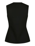 Neo Noir Sway Smooth Knit Waistcoat - Svart
