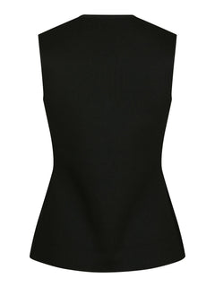 Sway Smooth Knit Waistcoat - Black