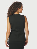Neo Noir Sway Smooth Knit Waistcoat - Svart