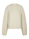 Paulina Fluffy Knit Blouse - Off White