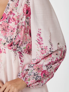 Silfi Flower Print Dress - Rose