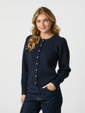Puli Knit Cardigan - Navy