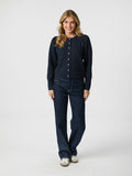 Puli Knit Cardigan - Navy