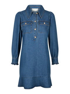 Nikko Denim Dress - Blue