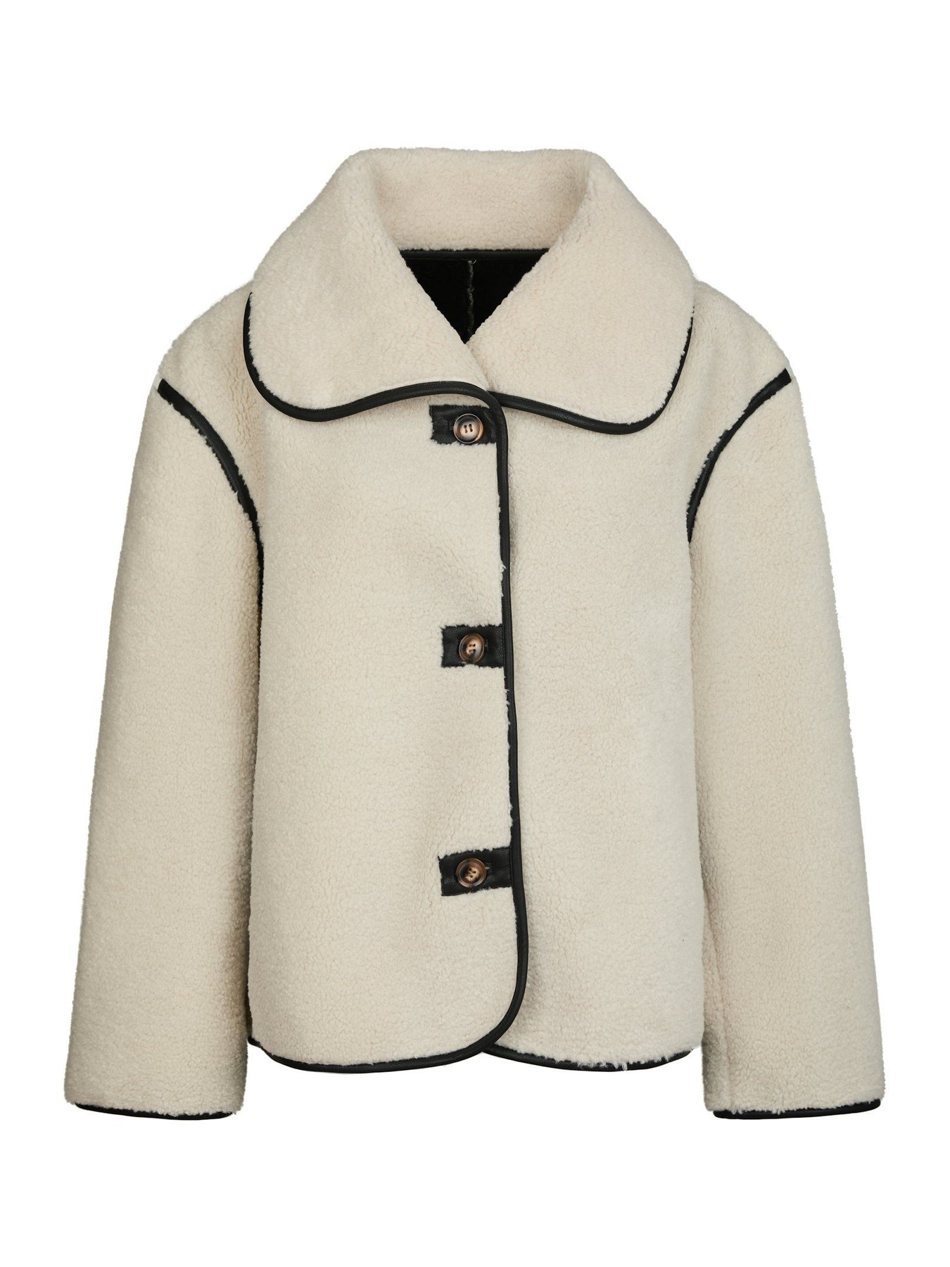 Edmund Teddy Jacket - Ivory