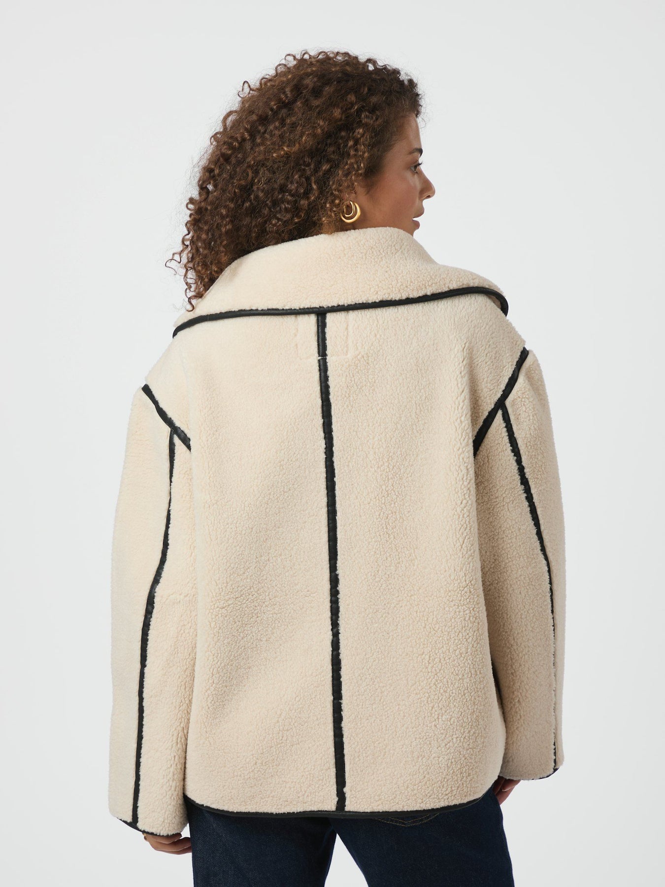 Edmund Teddy Jacket - Ivory