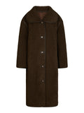 Carmen Teddy Coat - Mörkbrun