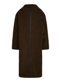 Carmen Teddy Coat - Mörkbrun