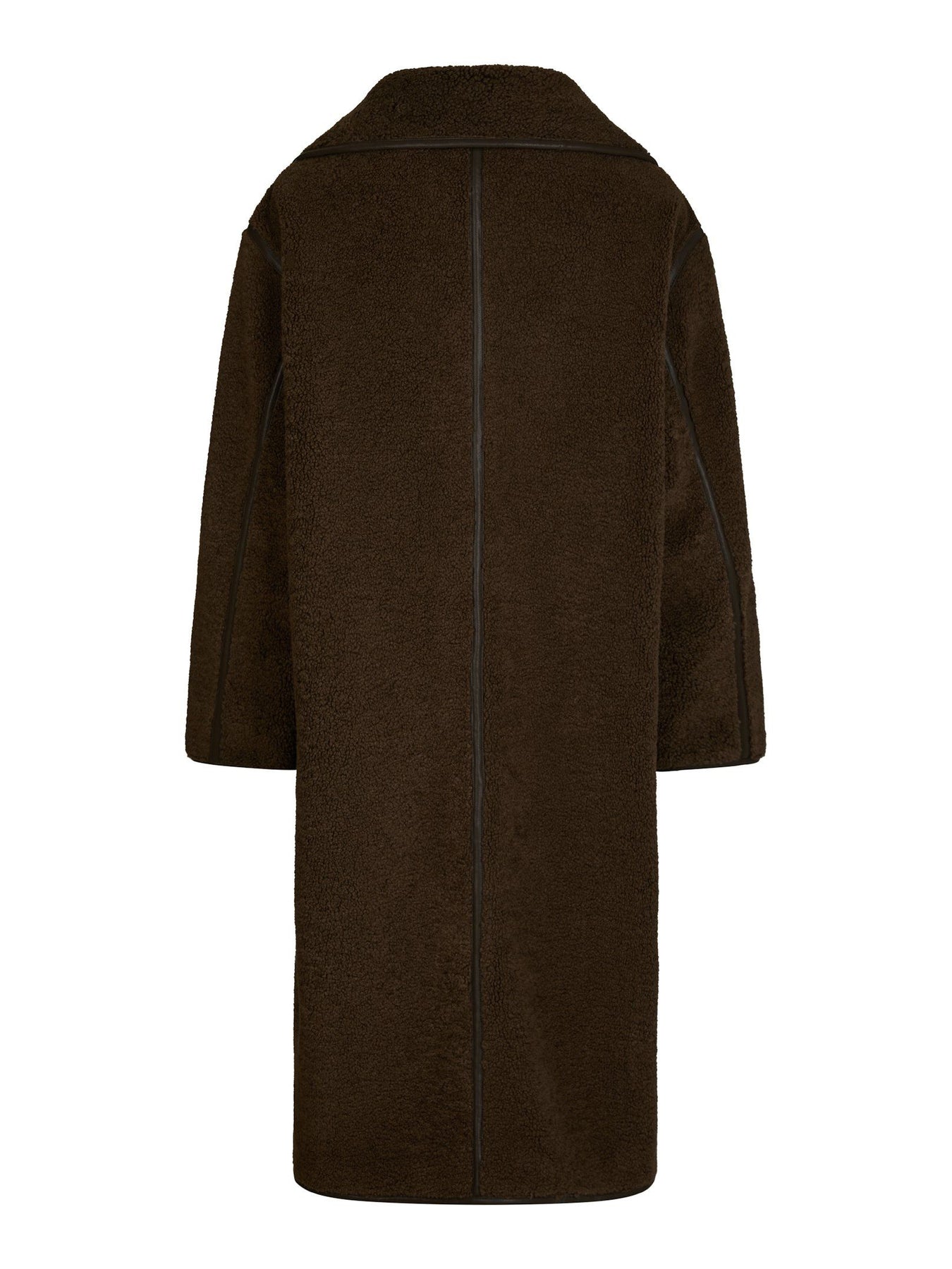 Carmen Teddy Coat - Mörkbrun