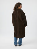 Carmen Teddy Coat - Mörkbrun