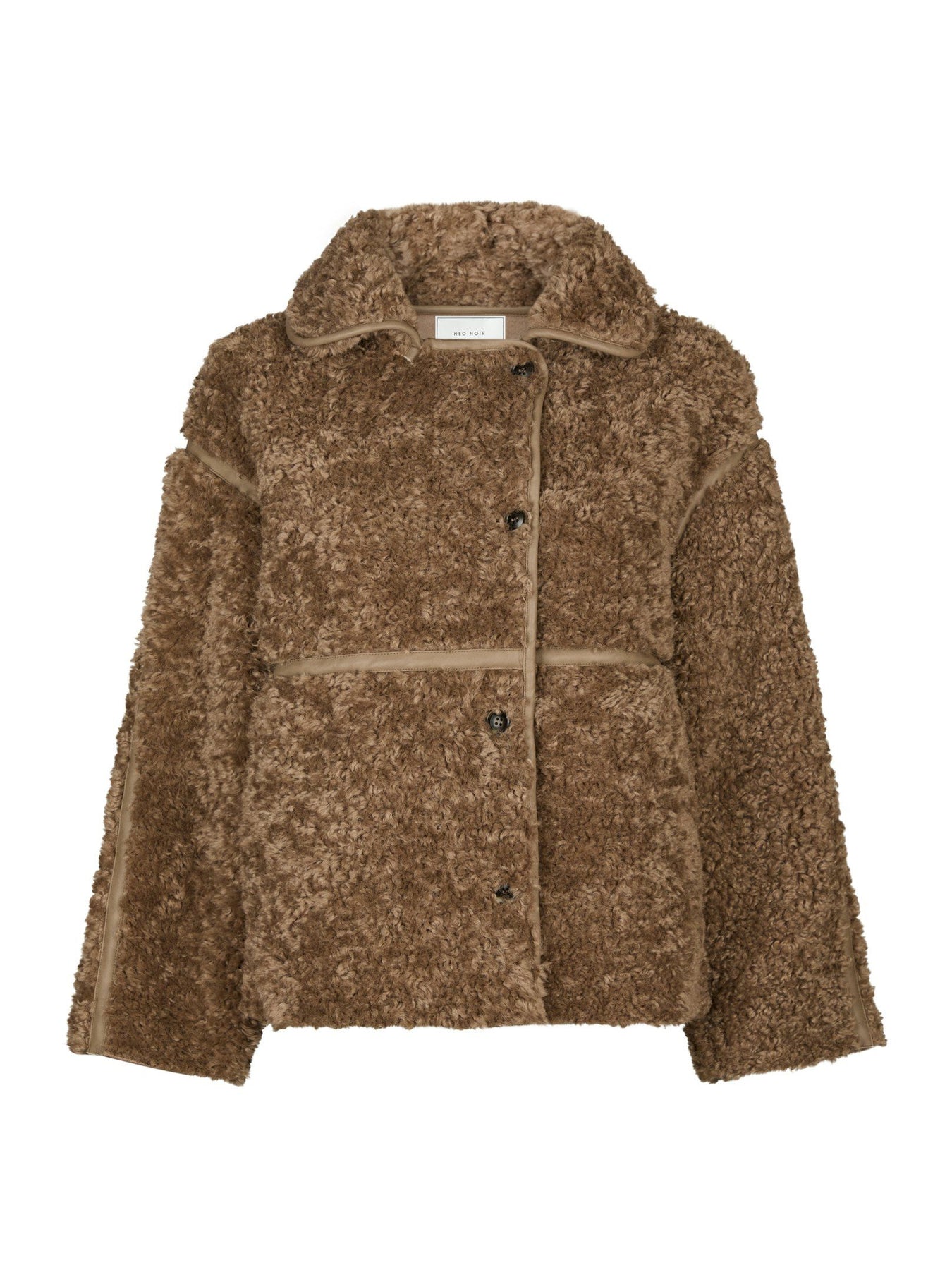 Castor Faux Fur Jacka - Taupe