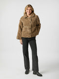 Castor Faux Fur Jacka - Taupe
