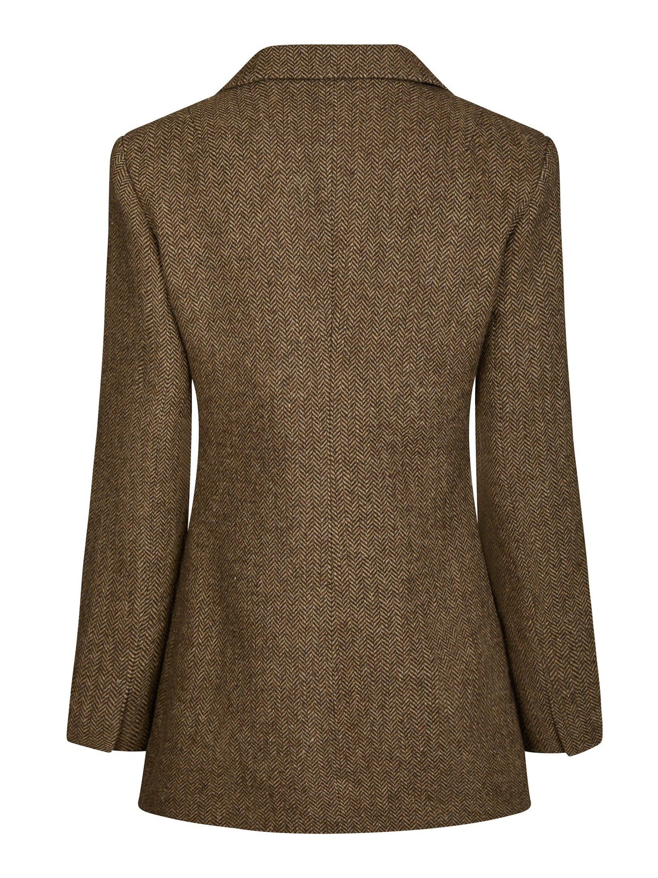 Bowie Herringbone Blazer - Brun