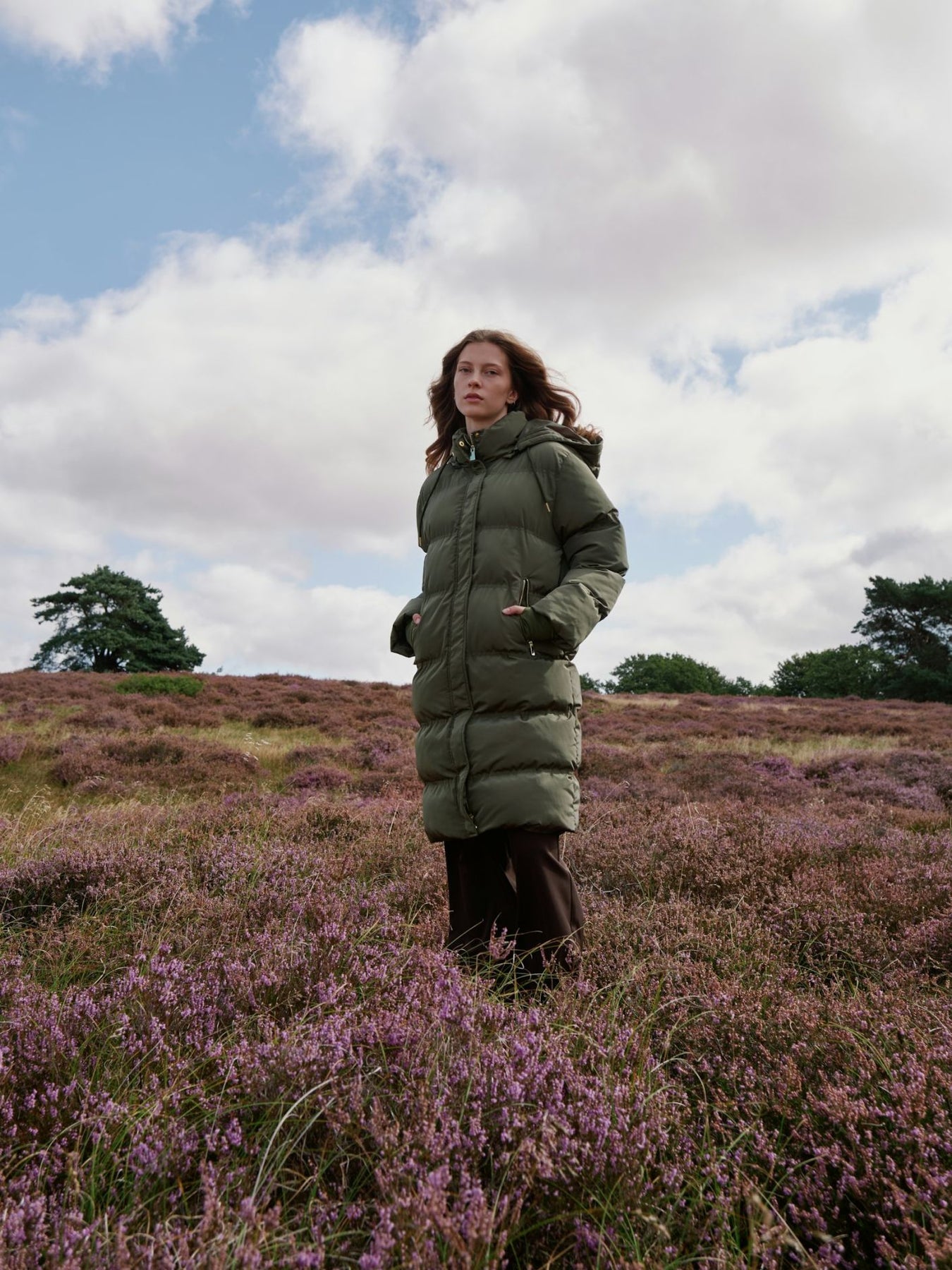 Lucette Puffer Jacket - Olivgrön